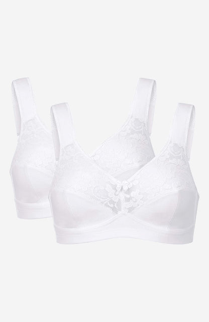 Bygellös mjuk-bh Anna 2-pack